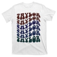 Girl Taylor Retro First Name Personalized T-Shirt