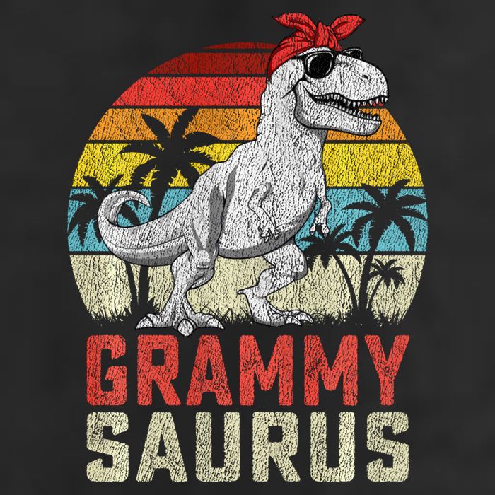 Grammysaurus T Rex Dinosaur Grammy Saurus MotherS Family Sweat Cool Comfort Performance Bucket Hat