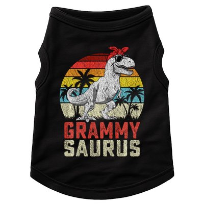 Grammysaurus T Rex Dinosaur Grammy Saurus MotherS Family Sweat Doggie Tank
