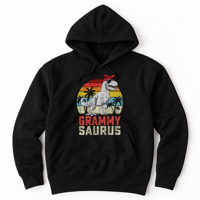 Grammysaurus T Rex Dinosaur Grammy Saurus MotherS Family Sweat Hoodie