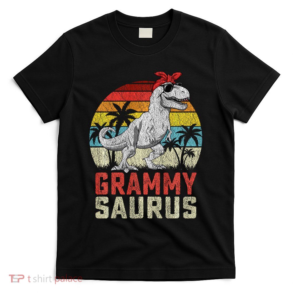 Grammysaurus T Rex Dinosaur Grammy Saurus MotherS Family Sweat T-Shirt