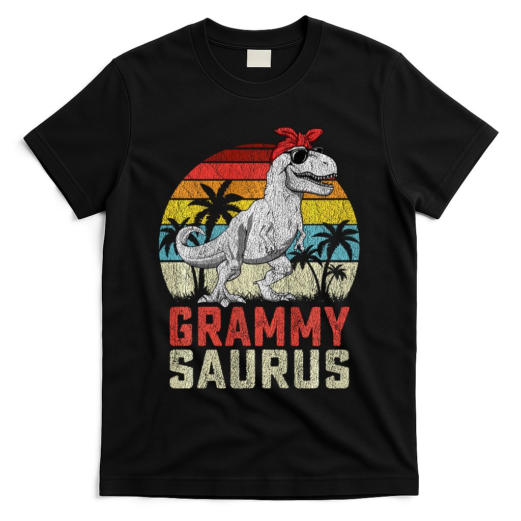 Grammysaurus T Rex Dinosaur Grammy Saurus MotherS Family Sweat T-Shirt