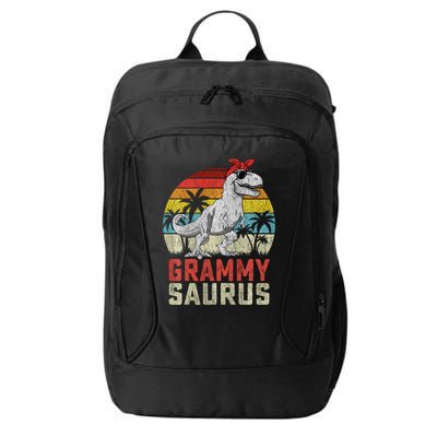Grammysaurus T Rex Dinosaur Grammy Saurus MotherS Family Sweat City Backpack