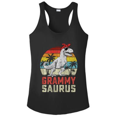 Grammysaurus T Rex Dinosaur Grammy Saurus MotherS Family Sweat Ladies PosiCharge Competitor Racerback Tank