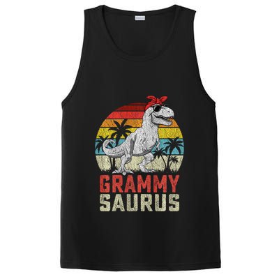 Grammysaurus T Rex Dinosaur Grammy Saurus MotherS Family Sweat PosiCharge Competitor Tank