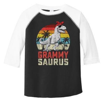 Grammysaurus T Rex Dinosaur Grammy Saurus MotherS Family Sweat Toddler Fine Jersey T-Shirt