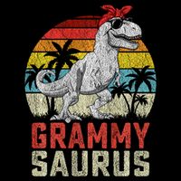 Grammysaurus T Rex Dinosaur Grammy Saurus MotherS Family Sweat Visor