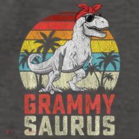 Grammysaurus T Rex Dinosaur Grammy Saurus MotherS Family Sweat Vector Backpack