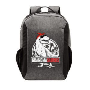 Grandmasaurus T Rex Dinosaur Grandma Saurus Family Matching Long Sleeve Vector Backpack