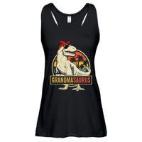 Grandmasaurus T Rex Dinosaur Grandma Saurus Family Matching Ladies Essential Flowy Tank