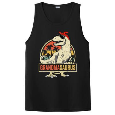 Grandmasaurus T Rex Dinosaur Grandma Saurus Family Matching PosiCharge Competitor Tank