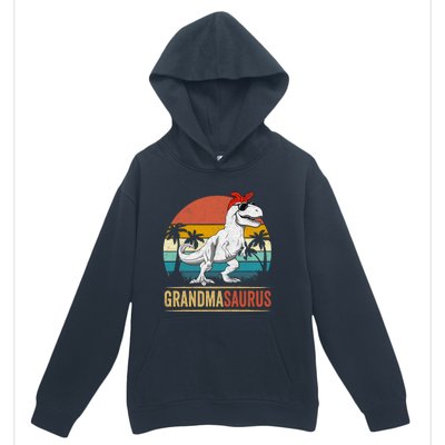 Grandmasaurus T Rex Dinosaur Grandma Saurus Family Matching Urban Pullover Hoodie