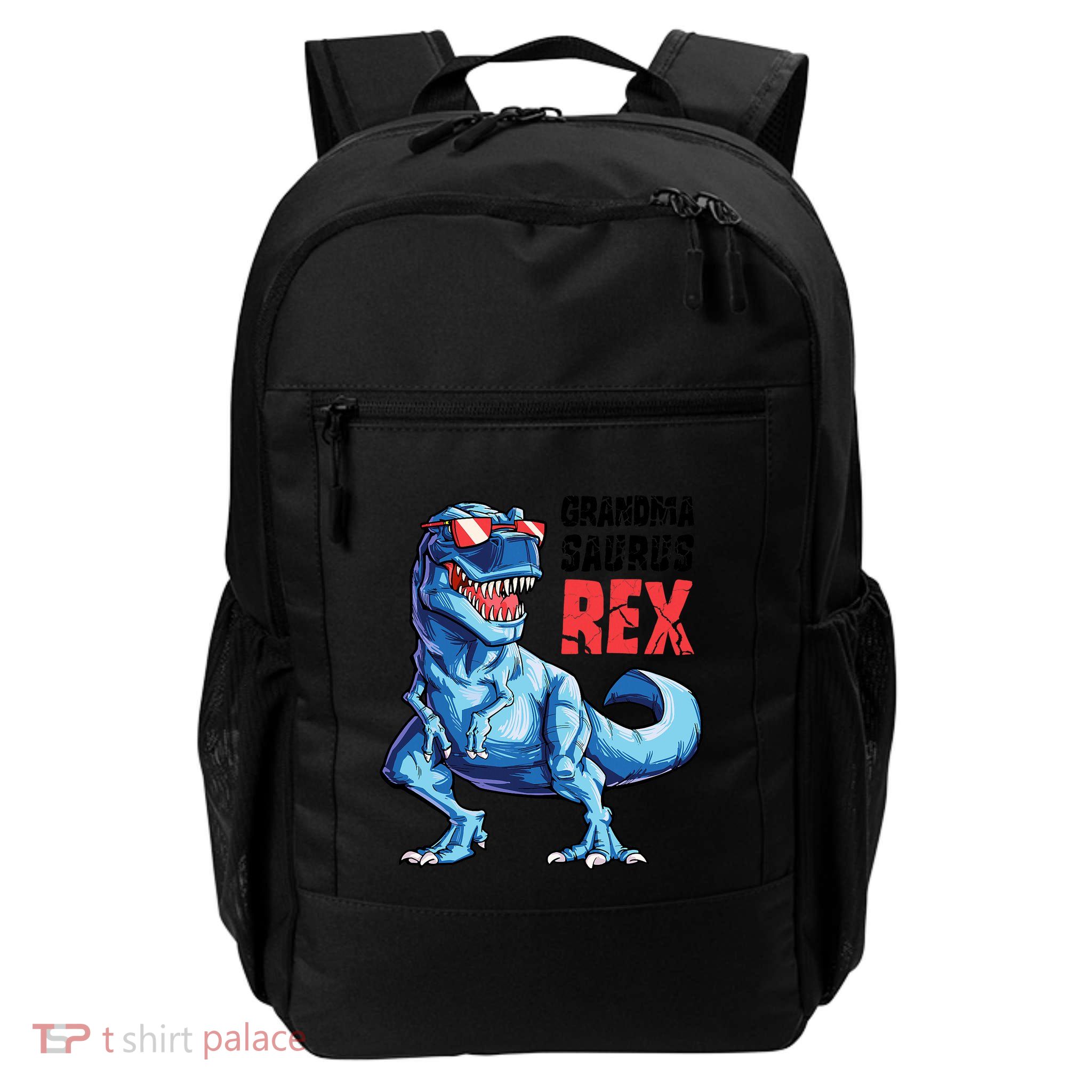Grandmasaurus T Rex Dinosaur Grandma Saurus MotherS Family Backpack