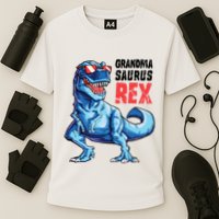 Grandmasaurus T Rex Dinosaur Grandma Saurus MotherS Family Cooling Performance Crew T-Shirt
