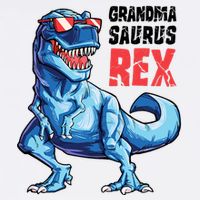 Grandmasaurus T Rex Dinosaur Grandma Saurus MotherS Family Cooling Performance Crew T-Shirt