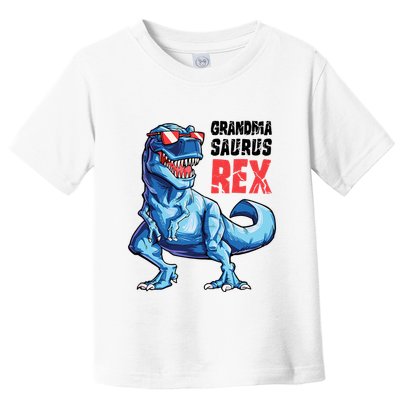 Grandmasaurus T Rex Dinosaur Grandma Saurus MotherS Family Toddler T-Shirt