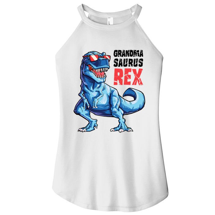 Grandmasaurus T Rex Dinosaur Grandma Saurus MotherS Family Women's Perfect Tri Rocker Tank