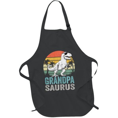 Grandpasaurus T Rex Dinosaur Grandpa Saurus Family Matching Sweat Apron