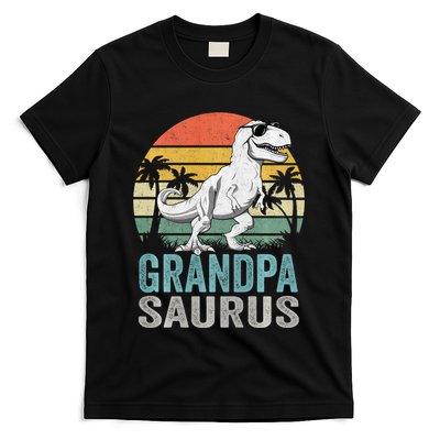 Grandpasaurus T Rex Dinosaur Grandpa Saurus Family Matching Sweat T-Shirt