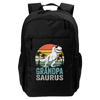 Grandpasaurus T Rex Dinosaur Grandpa Saurus Family Matching Sweat Backpack