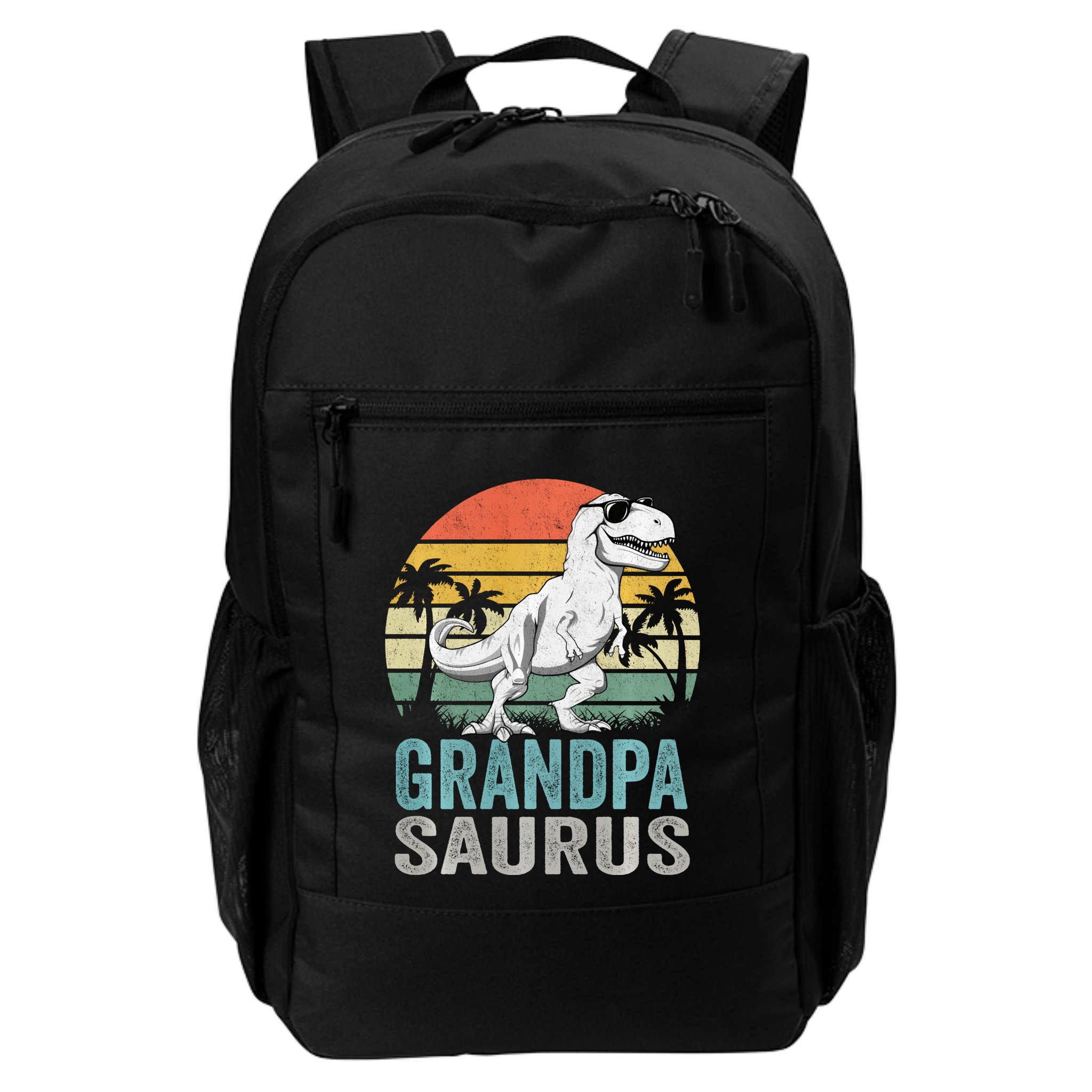 Grandpasaurus T Rex Dinosaur Grandpa Saurus Family Matching Sweat Backpack