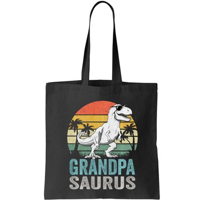 Grandpasaurus T Rex Dinosaur Grandpa Saurus Family Matching Sweat Bag