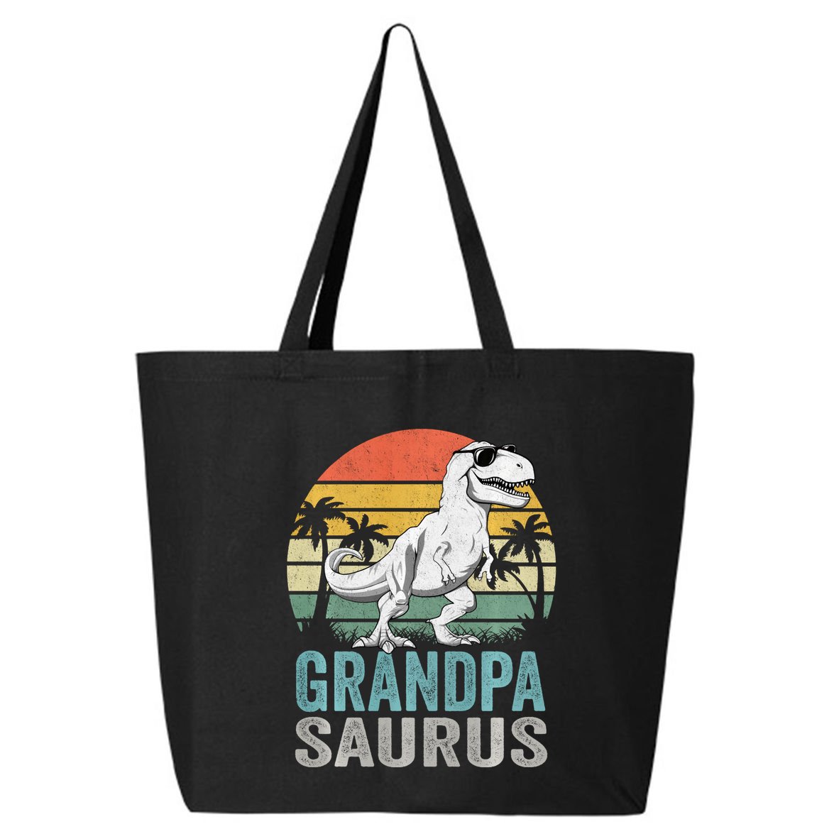 Grandpasaurus T Rex Dinosaur Grandpa Saurus Family Matching Sweat 25L Jumbo Tote