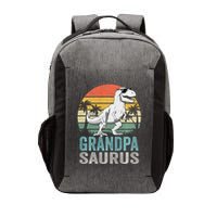 Grandpasaurus T Rex Dinosaur Grandpa Saurus Family Matching Sweat Vector Backpack