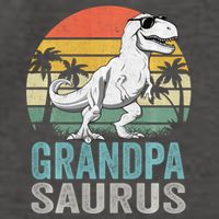 Grandpasaurus T Rex Dinosaur Grandpa Saurus Family Matching Sweat Vector Backpack