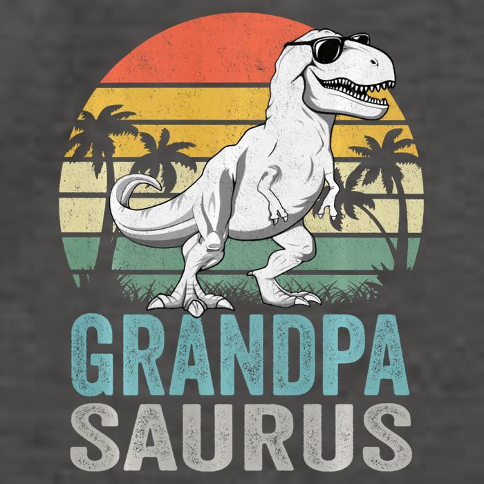 Grandpasaurus T Rex Dinosaur Grandpa Saurus Family Matching Sweat Vector Backpack