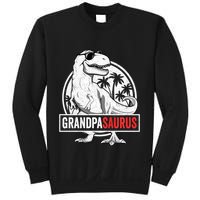 Grandpasaurus T Rex Dinosaur Grandpa Saurus Family Matching Sweat Sweatshirt