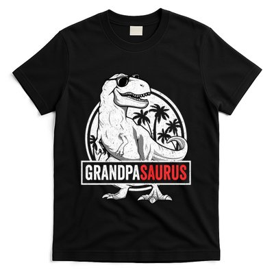 Grandpasaurus T Rex Dinosaur Grandpa Saurus Family Matching Sweat T-Shirt