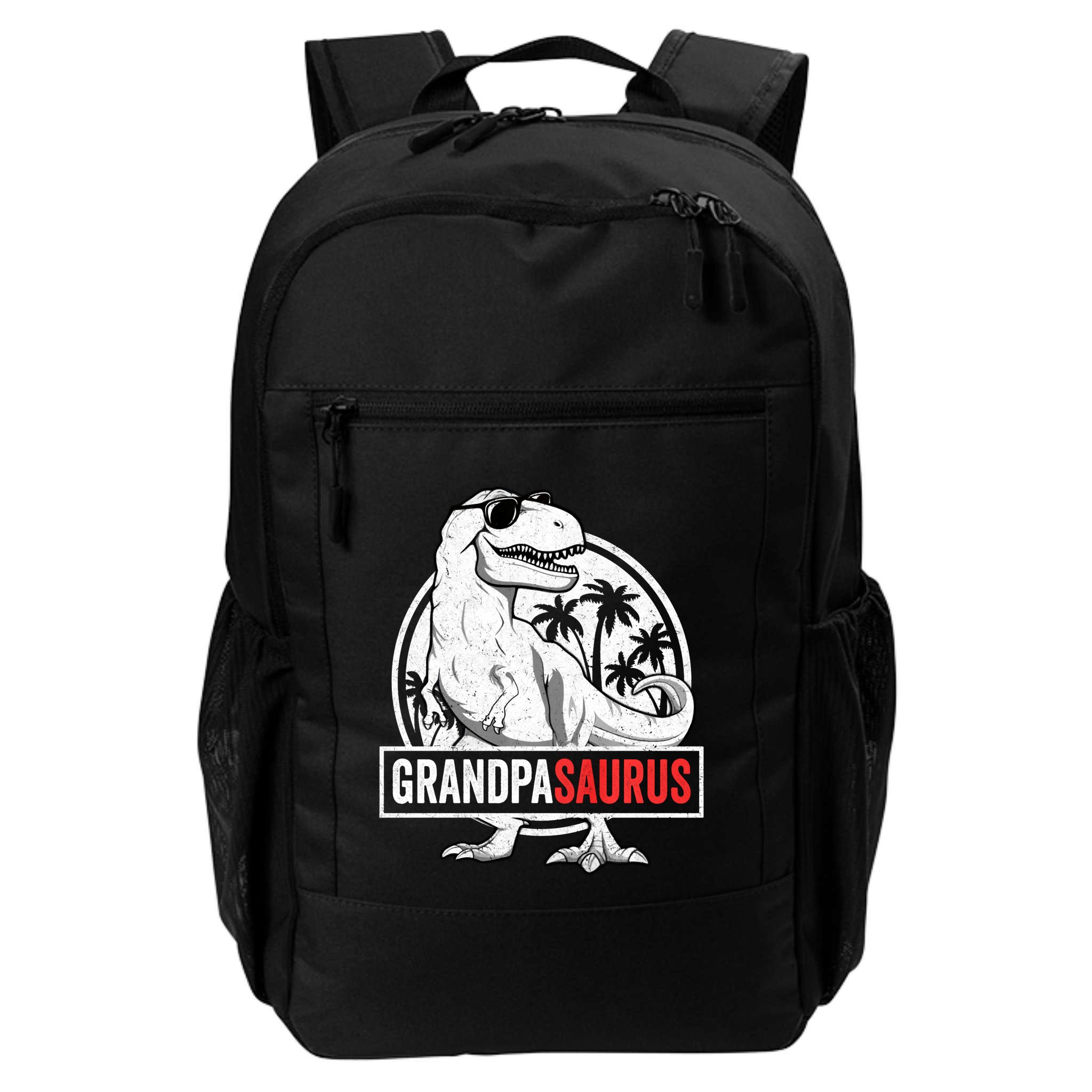 Grandpasaurus T Rex Dinosaur Grandpa Saurus Family Matching Sweat Backpack