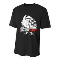 Grandpasaurus T Rex Dinosaur Grandpa Saurus Family Matching Sweat Youth Performance Sprint T-Shirt