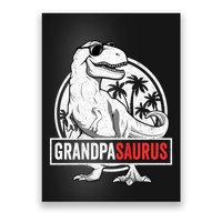 Grandpasaurus T Rex Dinosaur Grandpa Saurus Family Matching Sweat Poster