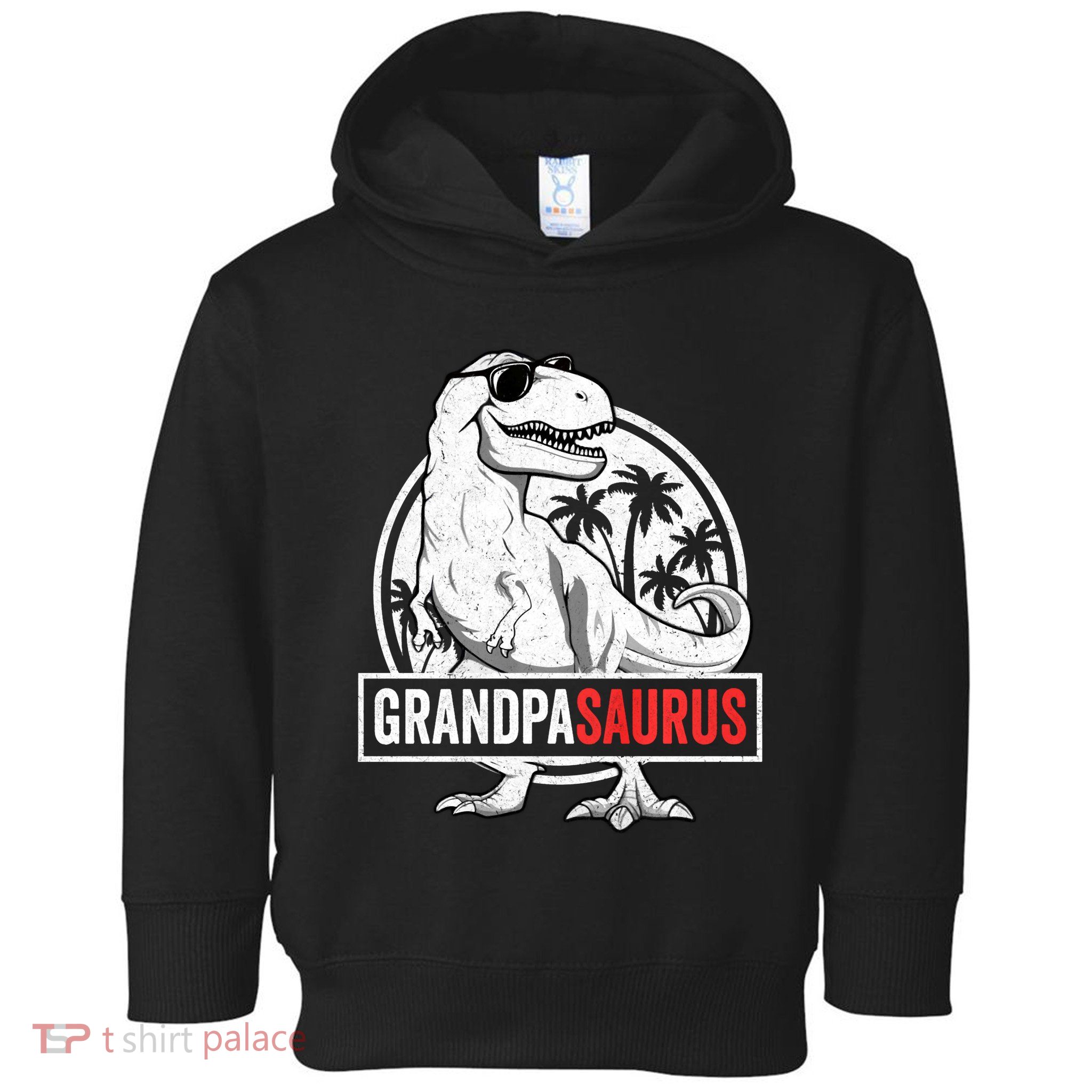 Grandpasaurus T Rex Dinosaur Grandpa Saurus Family Matching Sweat Toddler Hoodie
