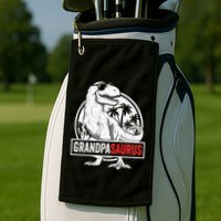 Grandpasaurus T Rex Dinosaur Grandpa Saurus Family Matching Sweat Golf Towel
