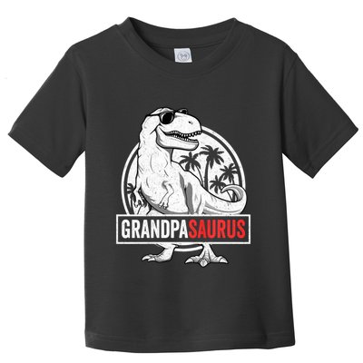 Grandpasaurus T Rex Dinosaur Grandpa Saurus Family Matching Sweat Toddler T-Shirt
