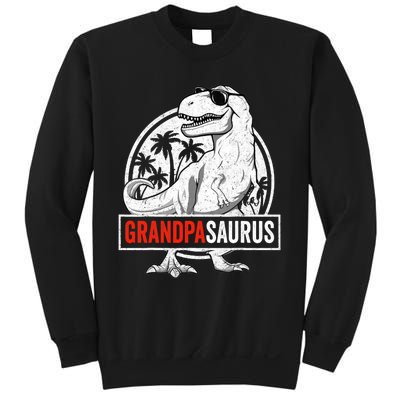 Grandpasaurus T Rex Dinosaur Grandpa Saurus Family Matching Sweatshirt