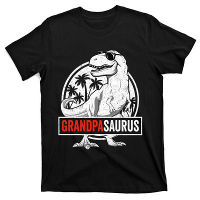 Grandpasaurus T Rex Dinosaur Grandpa Saurus Family Matching T-Shirt