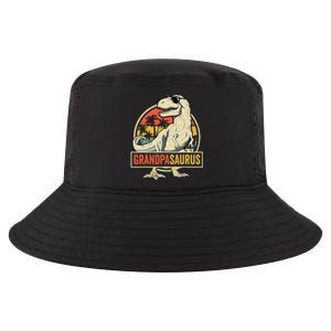 Grandpasaurus T Rex Dinosaur Grandpa Saurus Family Matching Cool Comfort Performance Bucket Hat