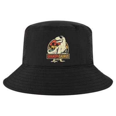 Grandpasaurus T Rex Dinosaur Grandpa Saurus Family Matching Cool Comfort Performance Bucket Hat