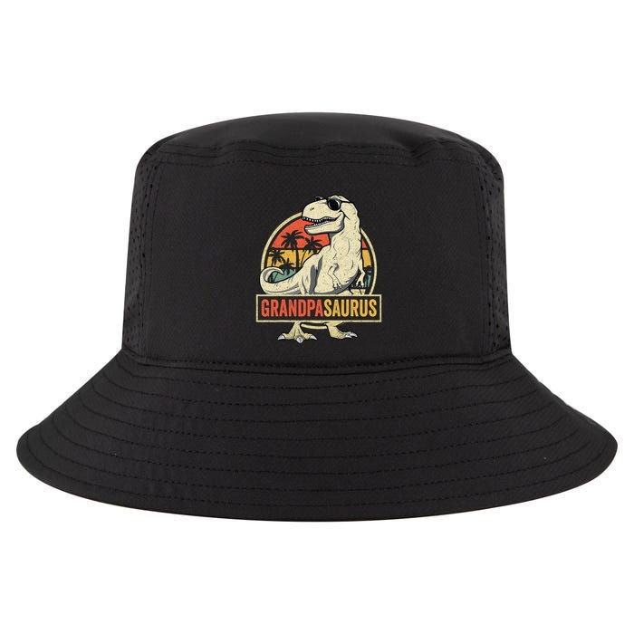 Grandpasaurus T Rex Dinosaur Grandpa Saurus Family Matching Cool Comfort Performance Bucket Hat