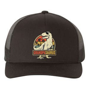 Grandpasaurus T Rex Dinosaur Grandpa Saurus Family Matching Yupoong Adult 5-Panel Trucker Hat