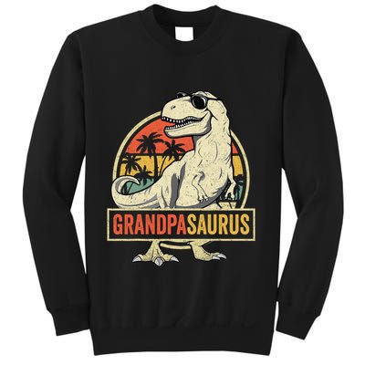 Grandpasaurus T Rex Dinosaur Grandpa Saurus Family Matching Sweatshirt
