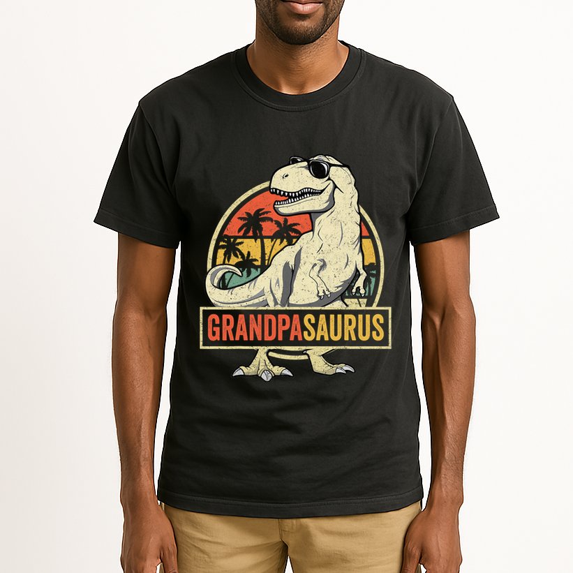 Grandpasaurus T Rex Dinosaur Grandpa Saurus Family Matching Tall T-Shirt