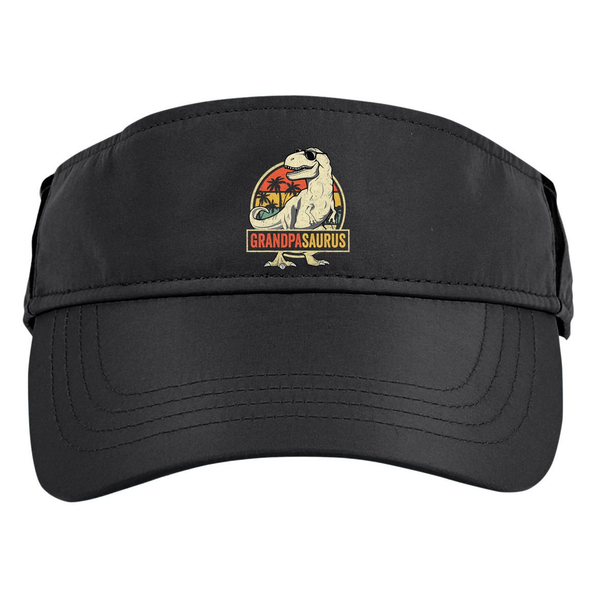 Grandpasaurus T Rex Dinosaur Grandpa Saurus Family Matching Adult Drive Performance Visor