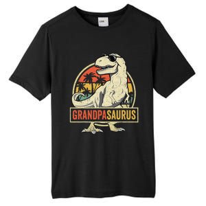 Grandpasaurus T Rex Dinosaur Grandpa Saurus Family Matching Tall Fusion ChromaSoft Performance T-Shirt