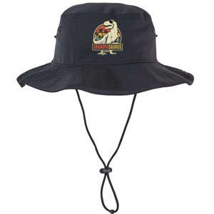 Grandpasaurus T Rex Dinosaur Grandpa Saurus Family Matching Legacy Cool Fit Booney Bucket Hat