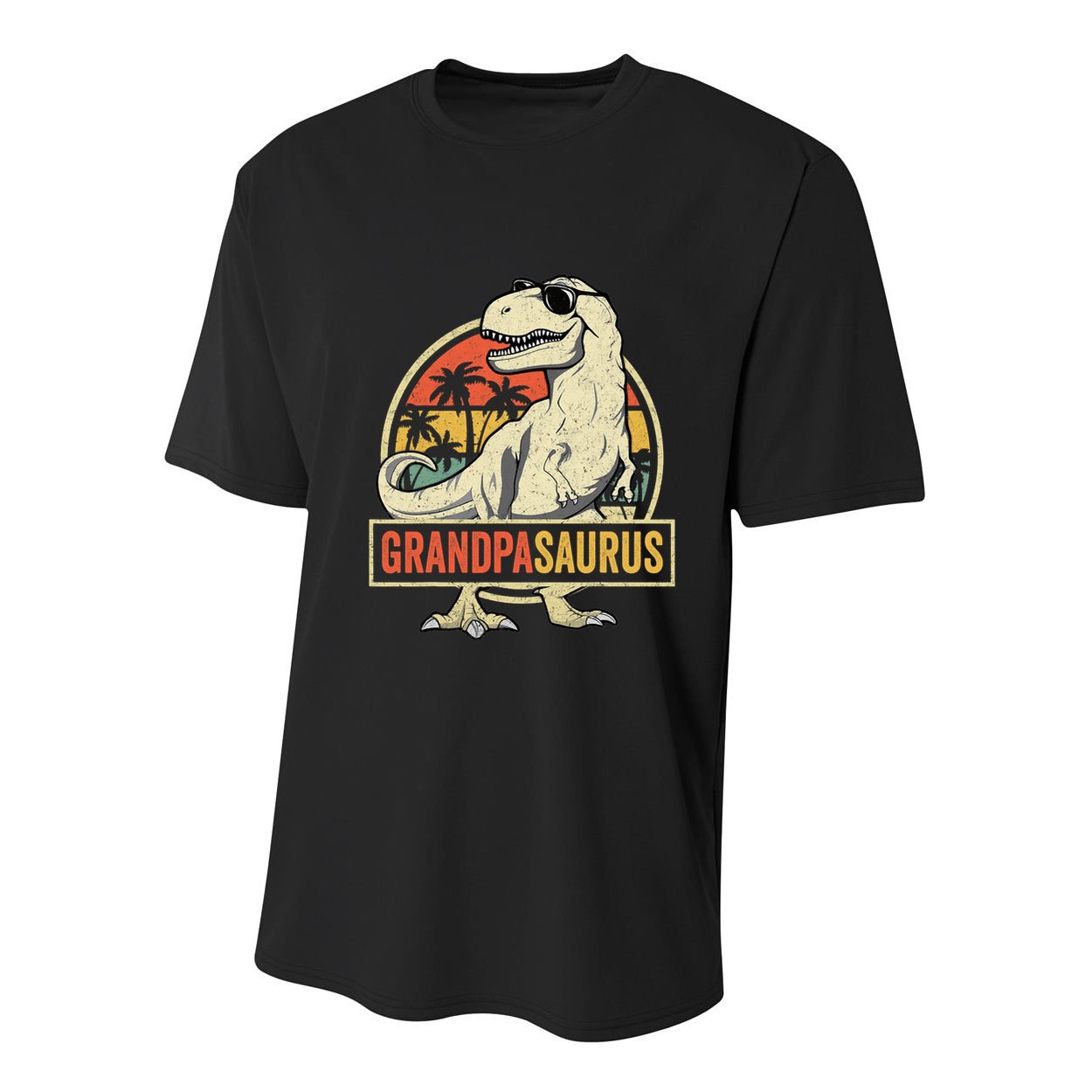 Grandpasaurus T Rex Dinosaur Grandpa Saurus Family Matching Youth Performance Sprint T-Shirt